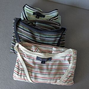 Tommy Hilfiger Striped Tees Set - Green, Blue, Red‎